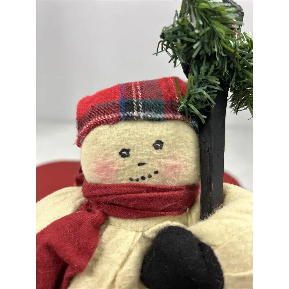 VTG House Of Lloyd Country Snowman‎ House Of Lloyd Christmas Edge Sitter 1994